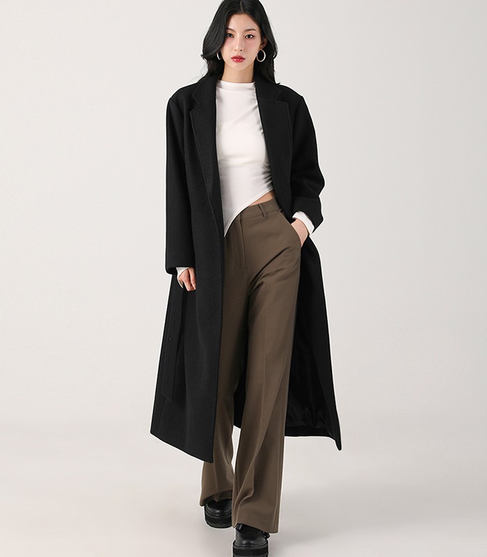 Eve Robe Coat BLACK